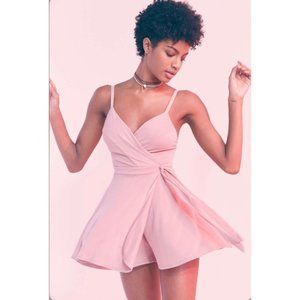 Kimchi Blue Veruca Skorted Wrap Romper